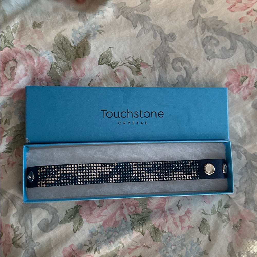 Touchstone Crystal Blue Bracelet